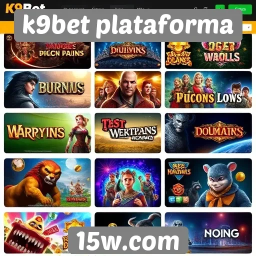 Comparativo de jogos disponíveis na k9bet